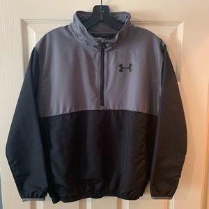 Under Armour gray & black youth windbreaker
